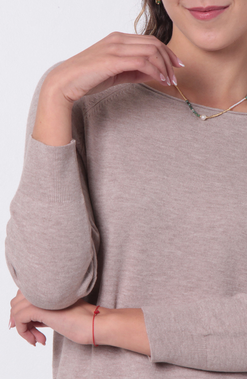 Sweater Manga 3/4 Escote Bote hover