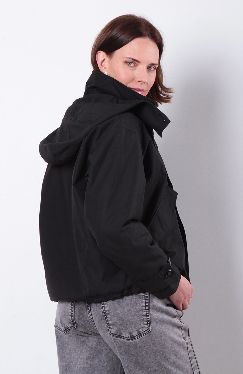 Chaqueta Manga Larga Cruzada  Con Bolsillos hover