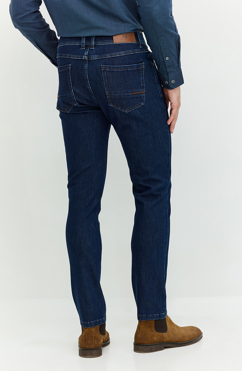 Jeans Hombre Slim Tiro Alto Pretina Basica 1 Boton hover