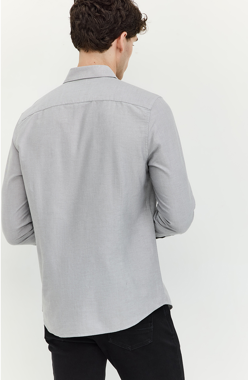Camisa Hombre Manga Larga Abotonada En Delantero hover