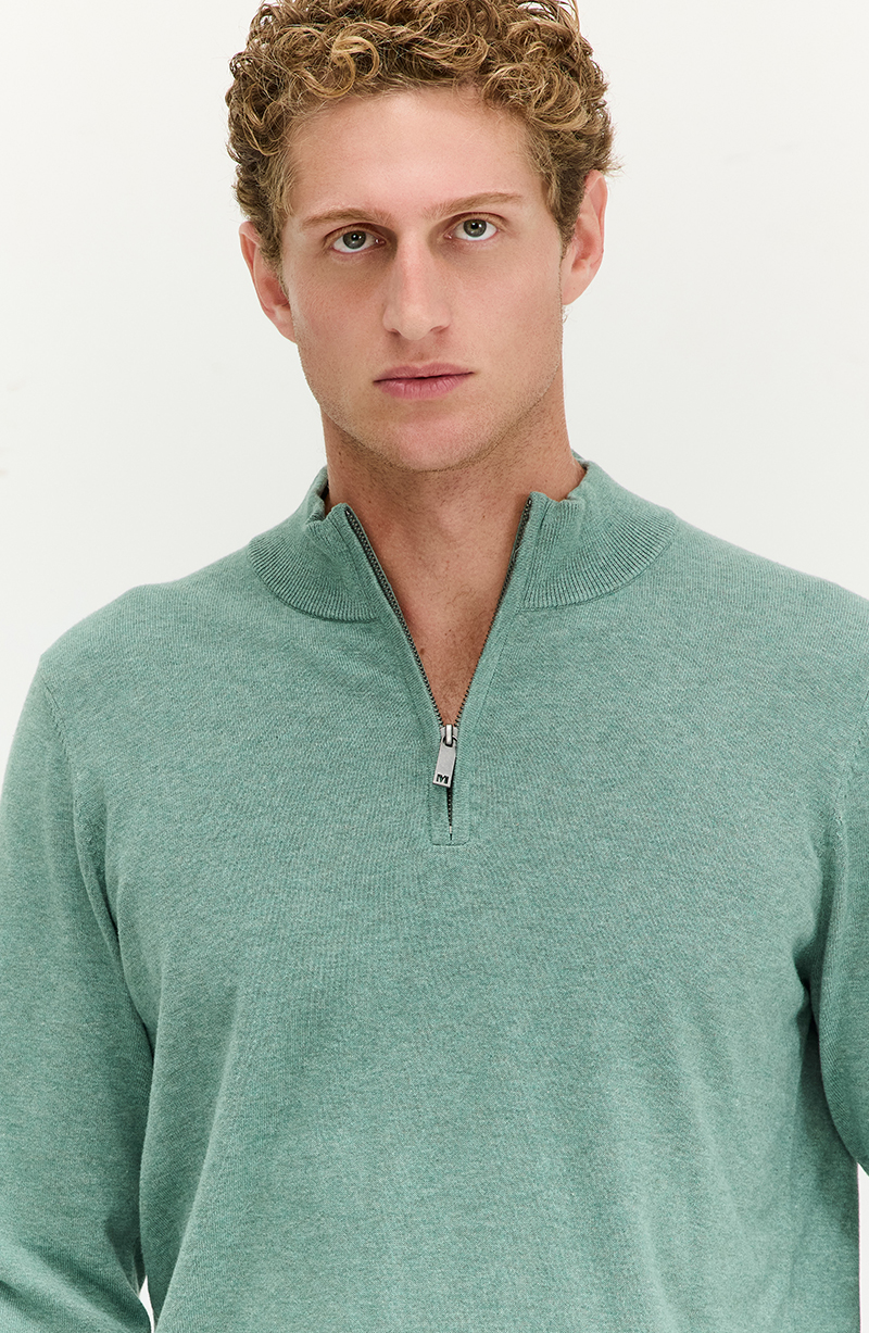 Sweater Hombre Manga Larga Cuello Alto Con Cierre hover