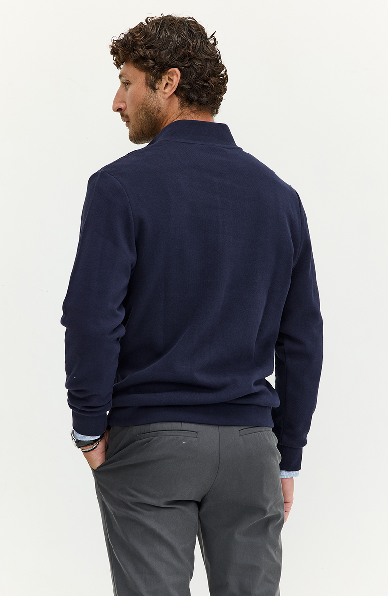 Sweater Hombre Manga Larga Cuello Alto Con Cierre hover