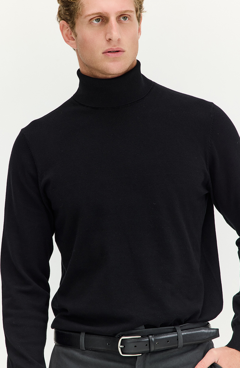 Sweater Hombre Manga Larga Cuello Alto hover