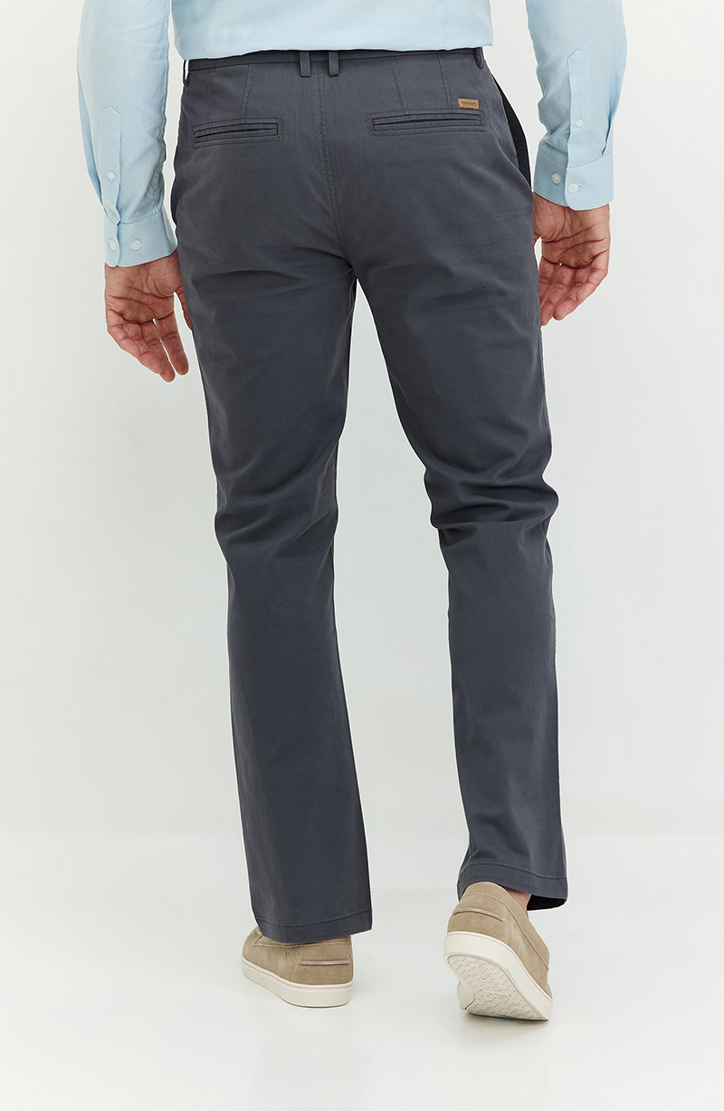 Pantalon Hombre Recto Tiro Alto Pretina Basica 1 Boton hover