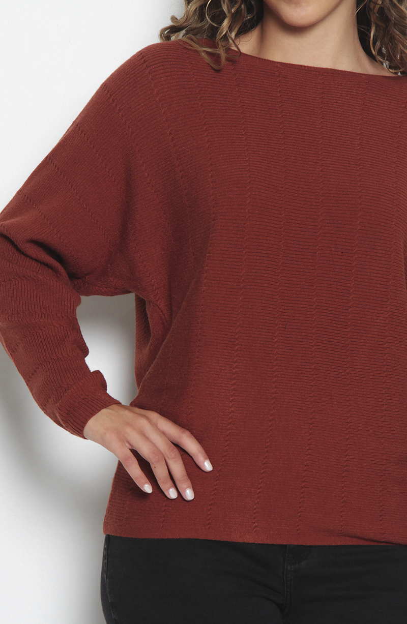 Sweater Cuello Redondo Manga Kimono hover