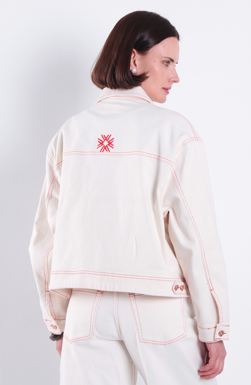 Chaqueta Bolsillo Parche Boxy Fit hover