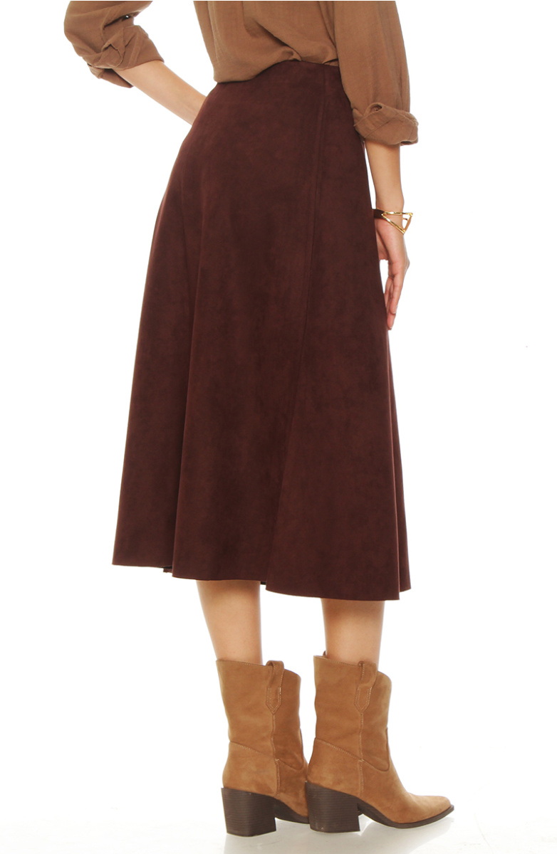 FALDA SUEDE A LA CINTURA