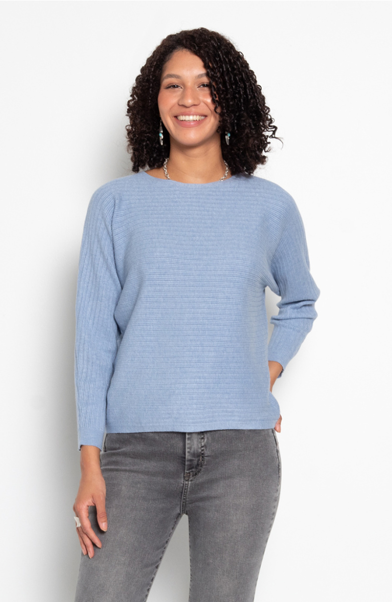 SWEATER MANGA 3/4 ESCOTE REDONDO
