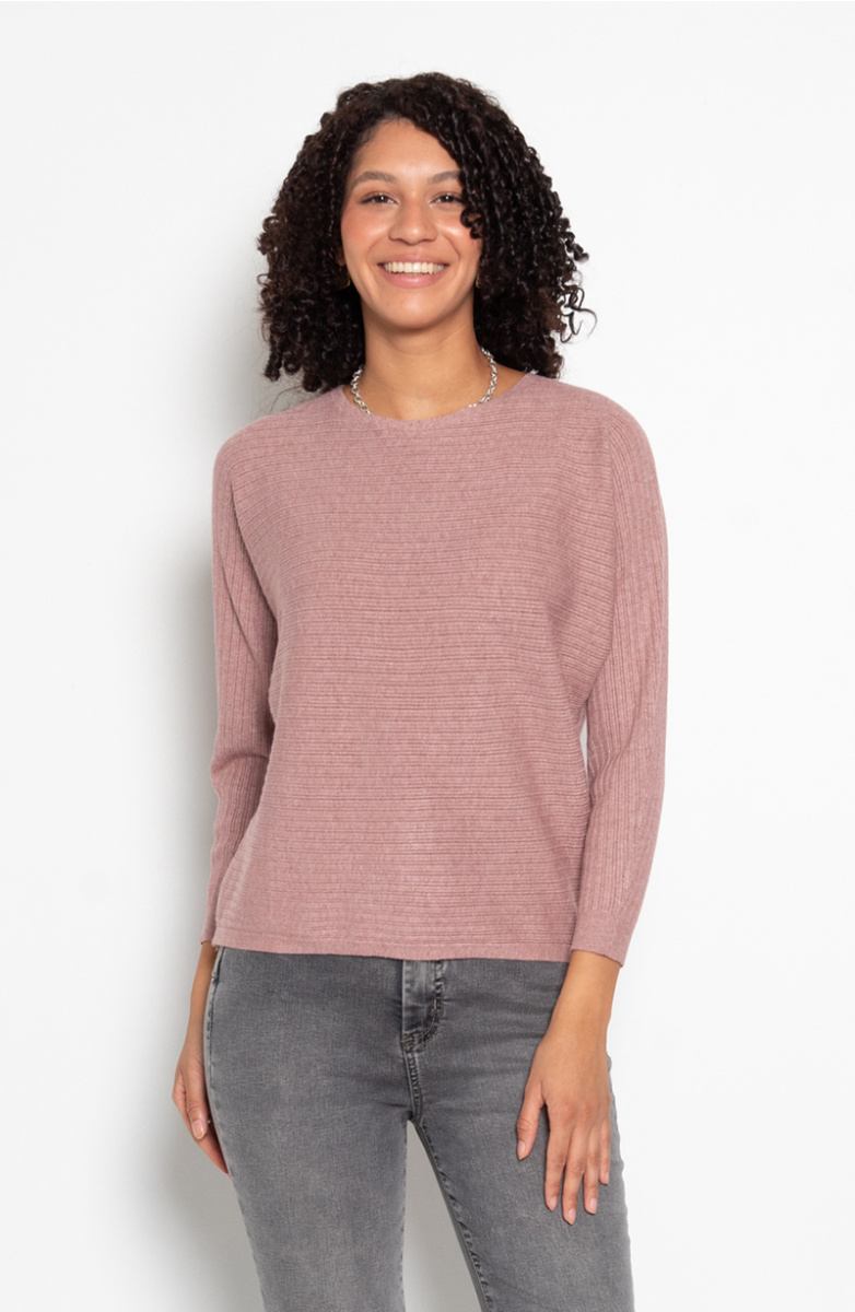 SWEATER MANGA 3/4 ESCOTE REDONDO