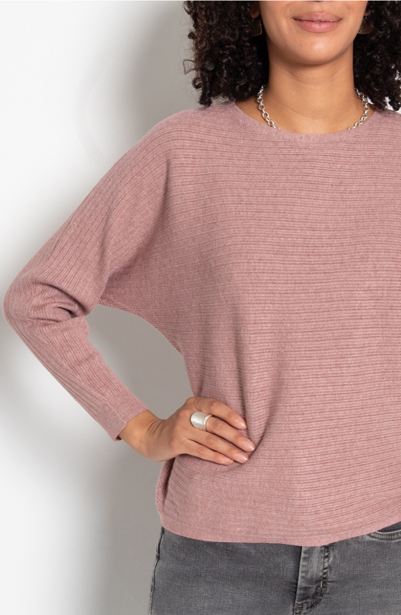 SWEATER MANGA 3/4 ESCOTE REDONDO