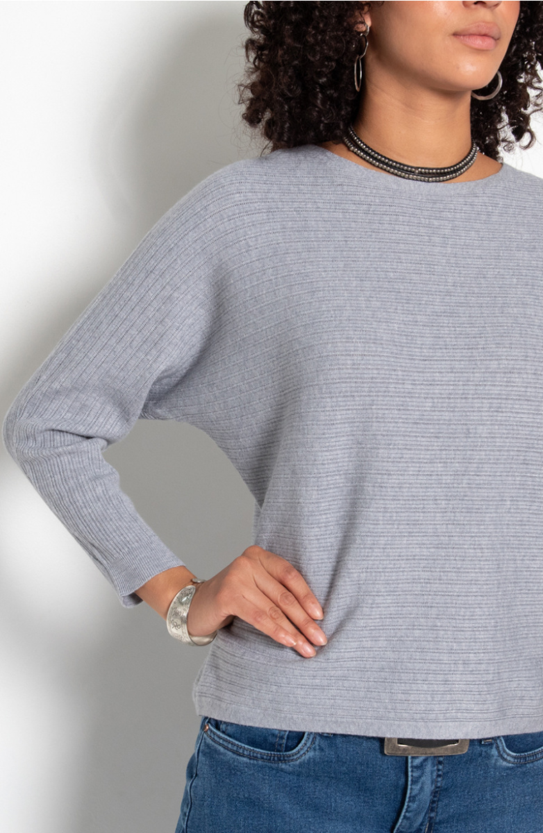 SWEATER MANGA 3/4 ESCOTE REDONDO