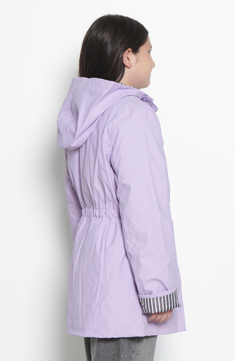 CHAQUETA IMPERMEABLE MANGA LARGA CON CAPUCHA NI?ITA