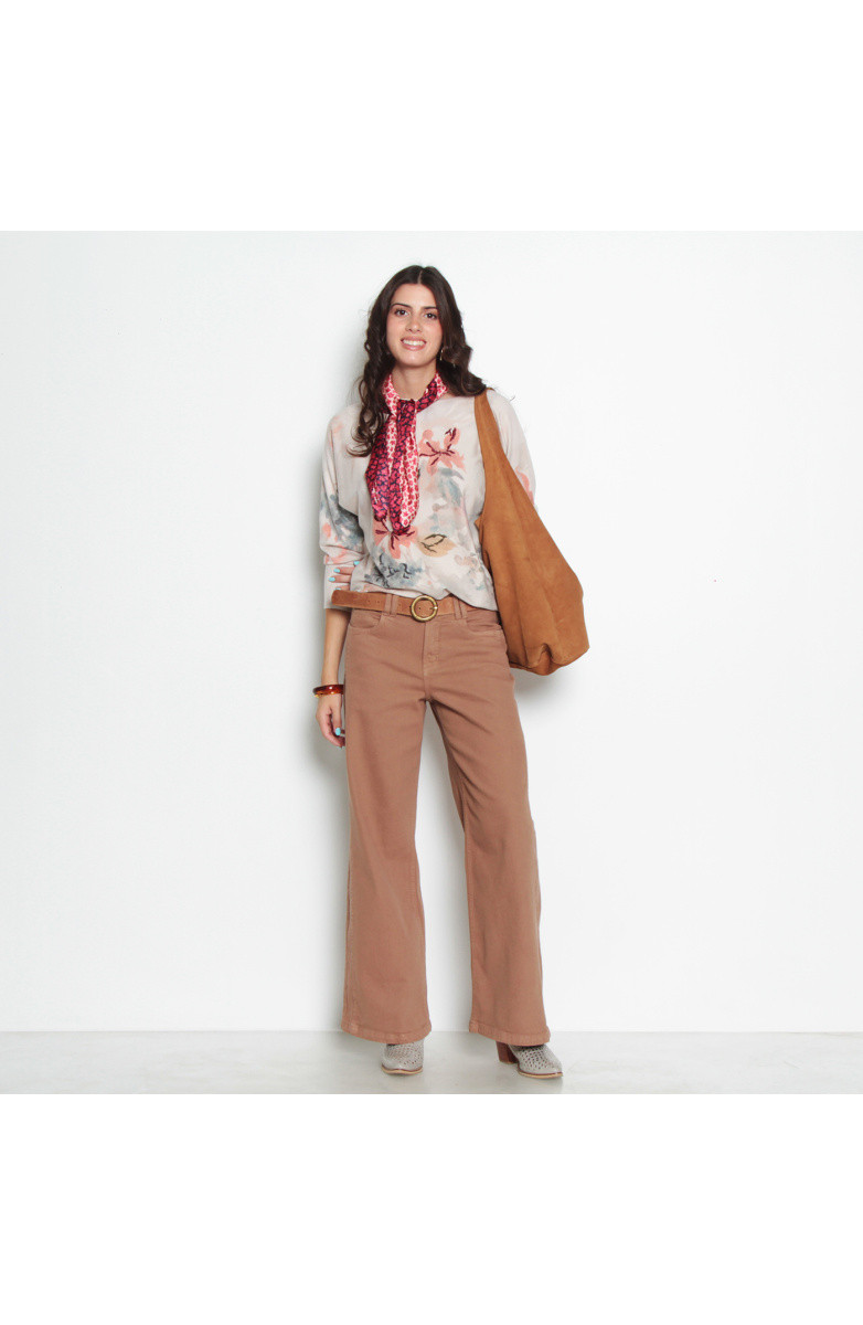 JEANS TIRO MEDIO WIDE PRETINMA UN BOTON