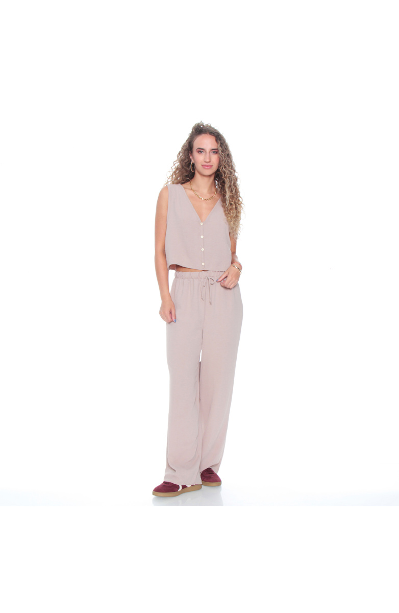 CONJUNTO VEST Y PAMNTALON SOLIDO
