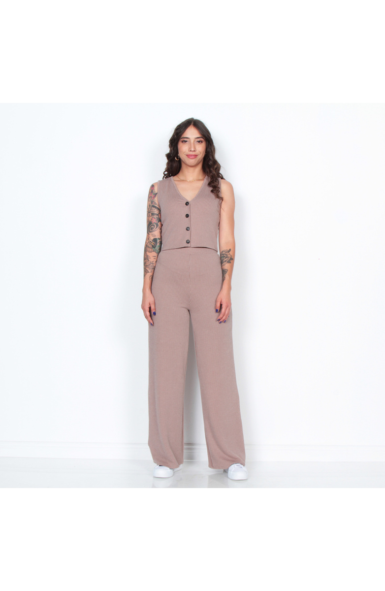 CONJUNTO VEST Y PANTALON SOLIDO