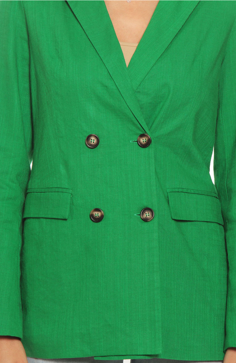 BLAZER MANGA LARGA CON BOLSILLO