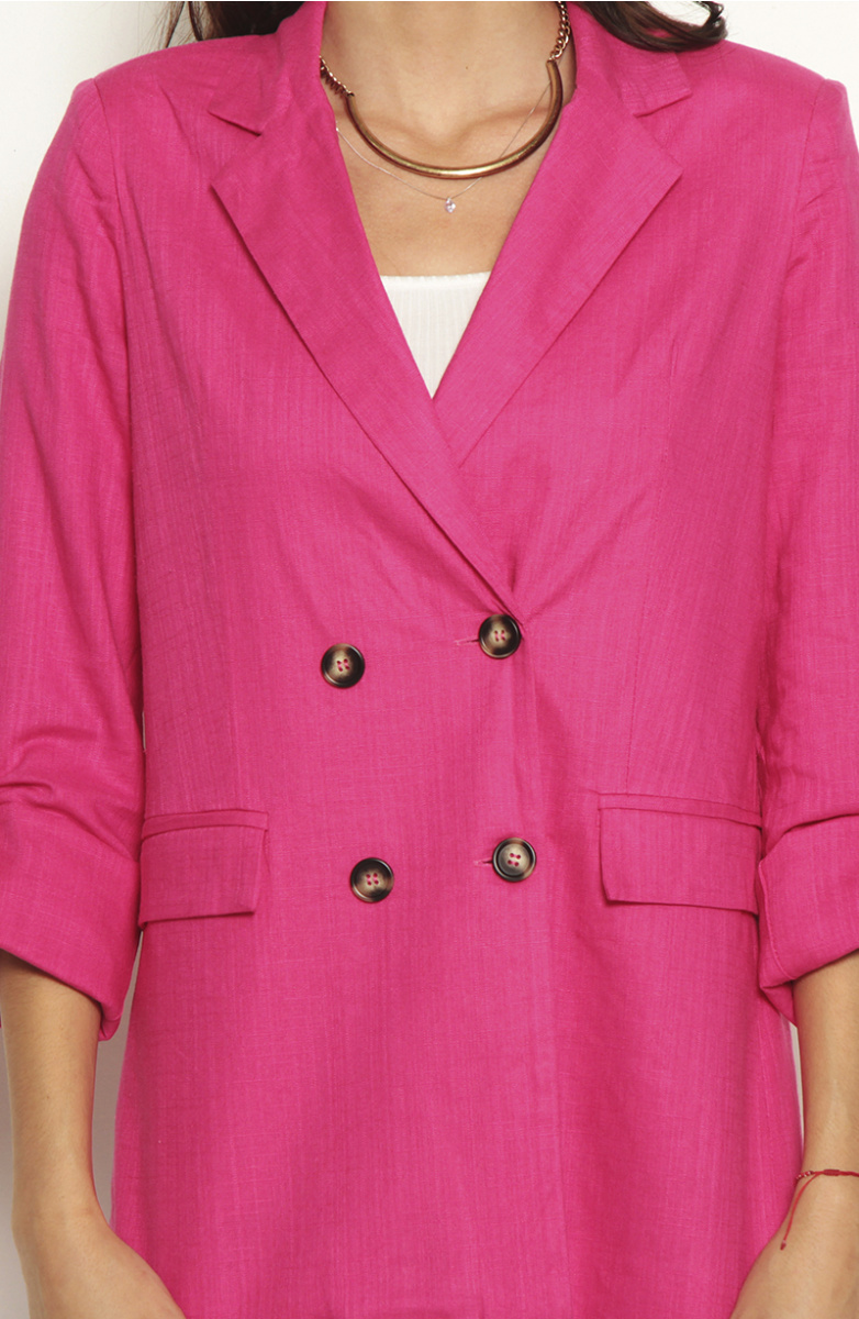 BLAZER MANGA LARGA CON BOLSILLO