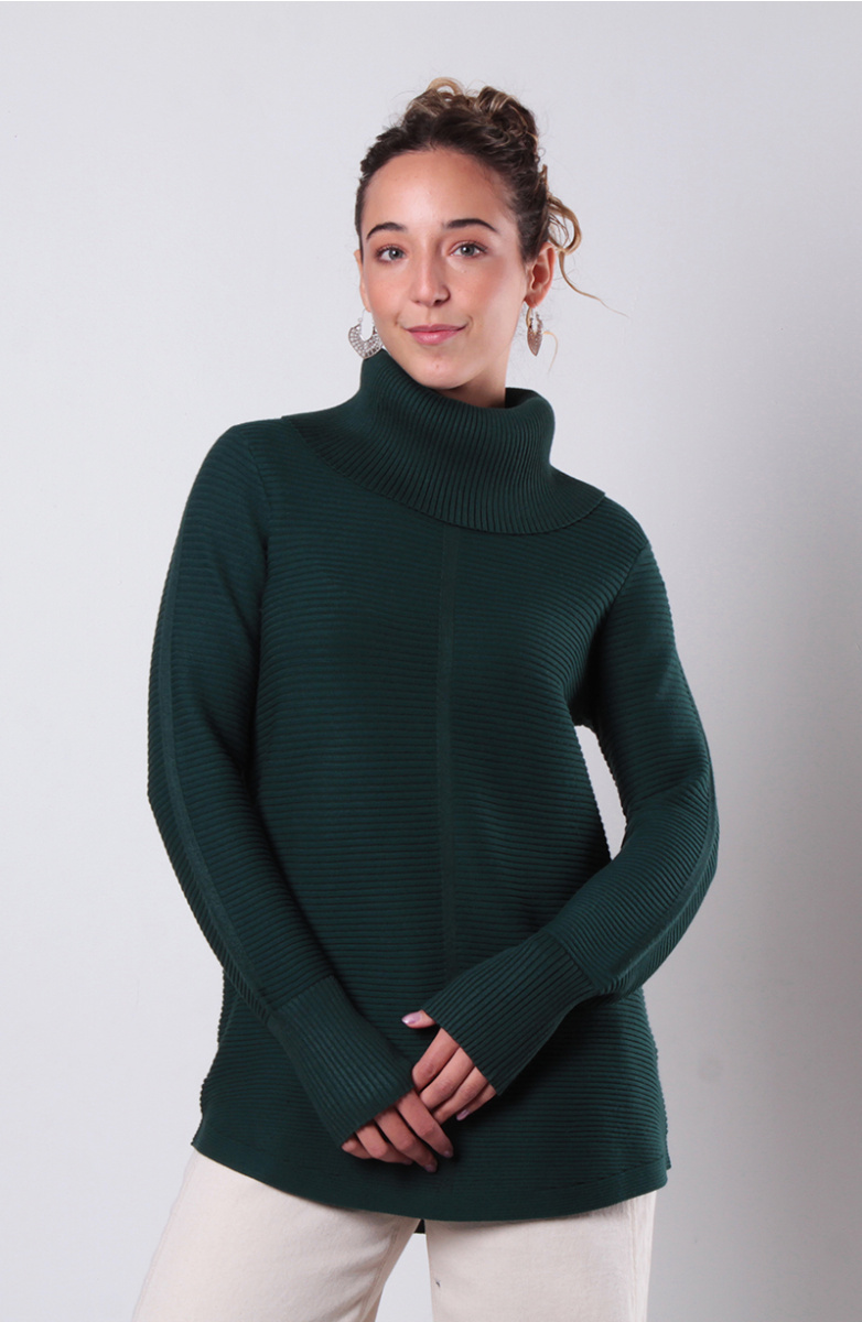 SWEATER CUELLO ALTO MANGA LARGA