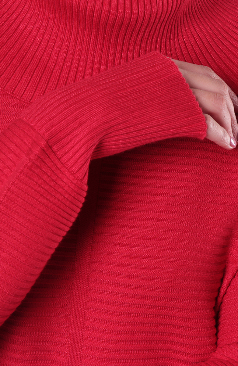 SWEATER CUELLO ALTO MANGA LARGA