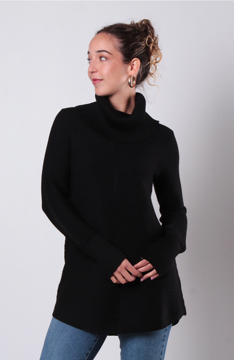 SWEATER CUELLO ALTO MANGA LARGA