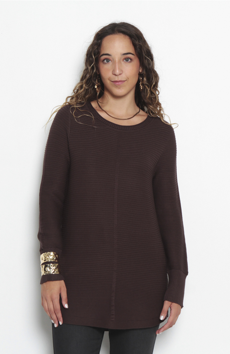 SWEATER BASICO MANGA LARGA ESCOTE REDONDO