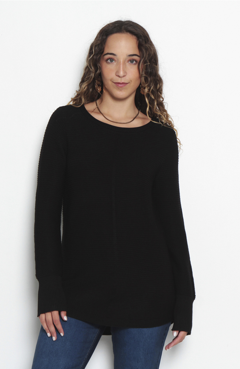 SWEATER BASICO MANGA LARGA ESCOTE REDONDO