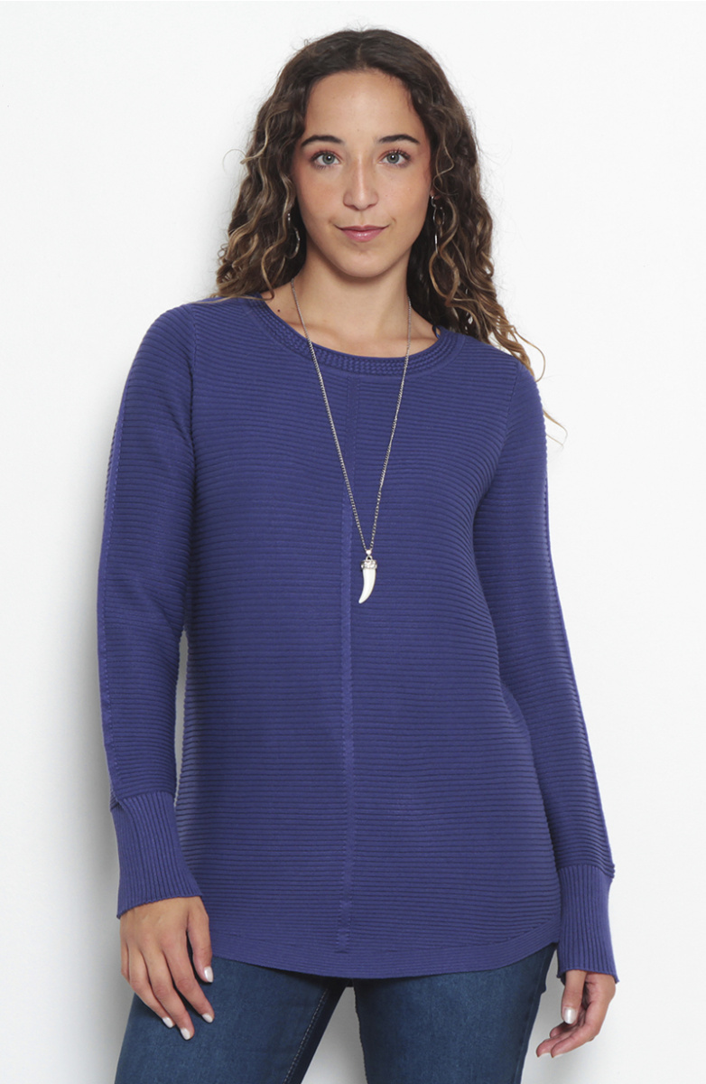 SWEATER BASICO MANGA LARGA ESCOTE REDONDO