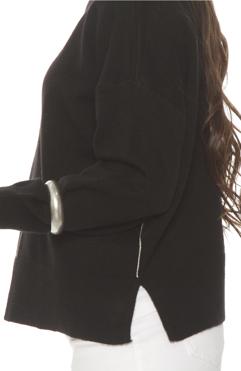 SWEATER MANGA LARGA ESCOTE REDONDO