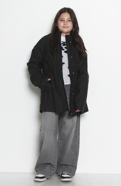CHAQUETA IMPERMEABLE MANGA LARGA CON CAPUCHA NI?ITA