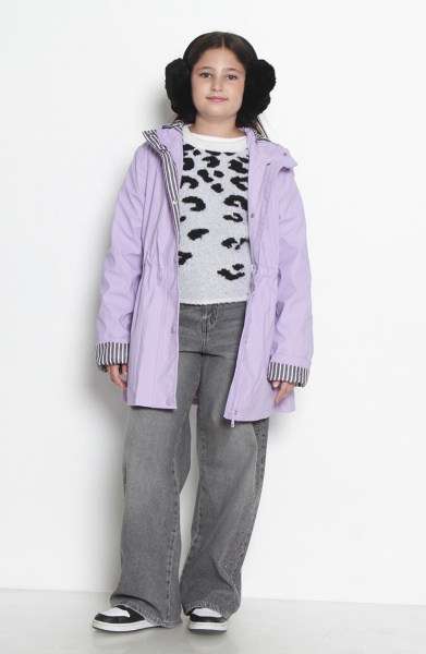 CHAQUETA IMPERMEABLE MANGA LARGA CON CAPUCHA NI?ITA