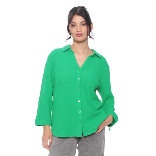 BLUSA MANGA LARGA SOLIDA