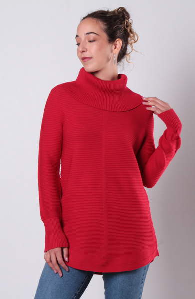 SWEATER CUELLO ALTO MANGA LARGA