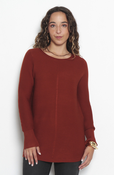 SWEATER BASICO MANGA LARGA ESCOTE REDONDO