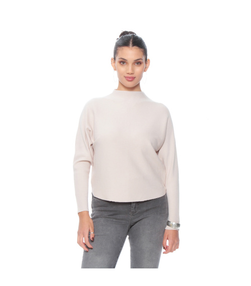 SWEATER MANGA CODO CUELLO SUBIDO