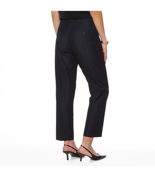 PANTALON SLIM TIRO ALTO PRETINA BASICA