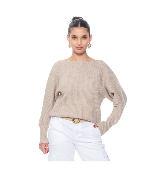 SWEATER MANGA LARGA SOLIDO
