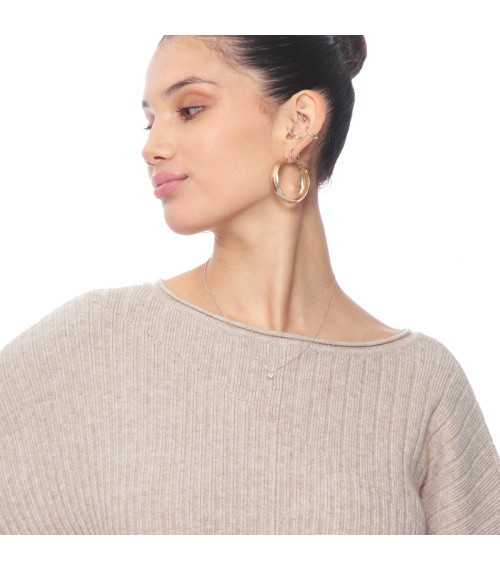 SWEATER MANGA LARGA SOLIDO