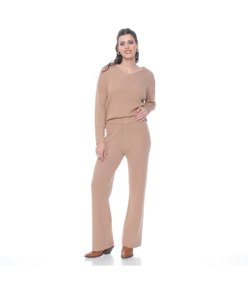 CONJUNTO SWEATER Y PANTALON SOLIDO