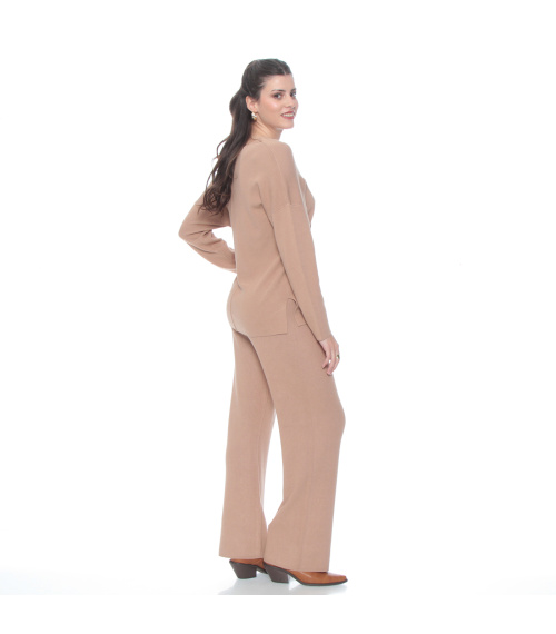 CONJUNTO SWEATER Y PANTALON SOLIDO
