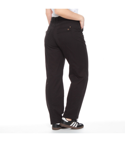 PANTALON CARGO RECTO PRETINA BASICA UN BOTON CON CINTURON