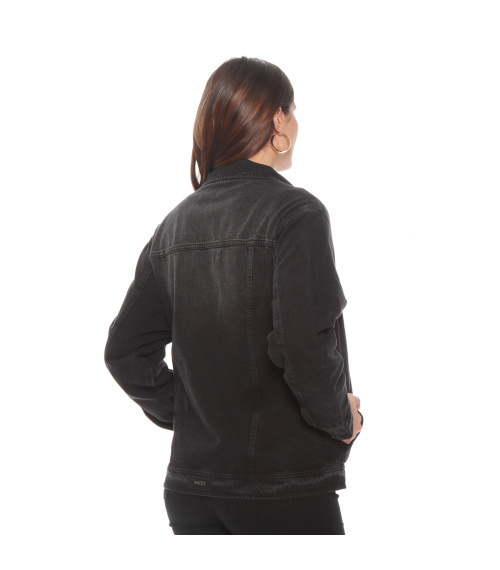 CHAQUETA DENIM MANGA LARGA OVERSIZE
