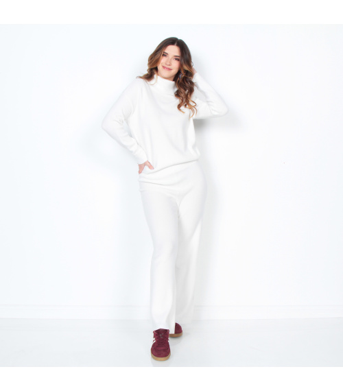 PANTALON WIDE LEG TIRO ALTO PRETINA ELASTICADA