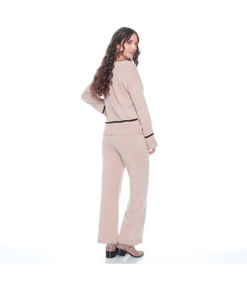 CONJUNTO TEJIDO SWEATER Y PANTALON