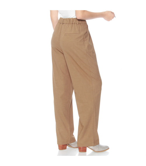 PANTALON RECTO TIRO ALTO PRETINA PASADA