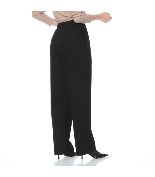 PANTALON RECTO TIRO ALTO PRETINA PASADA