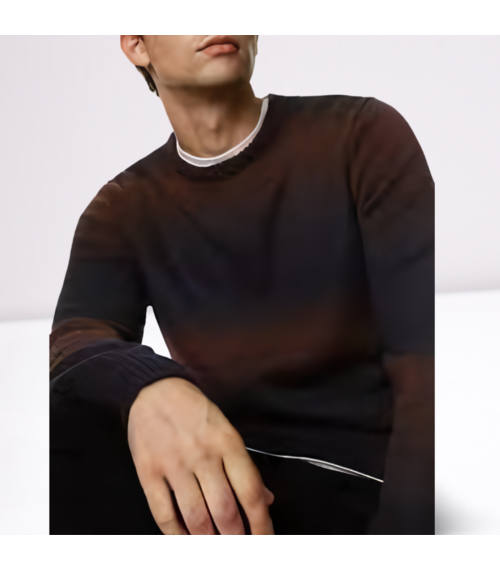 SWEATER HOMBRE MANGA LARGA ESCOTE REDONDO