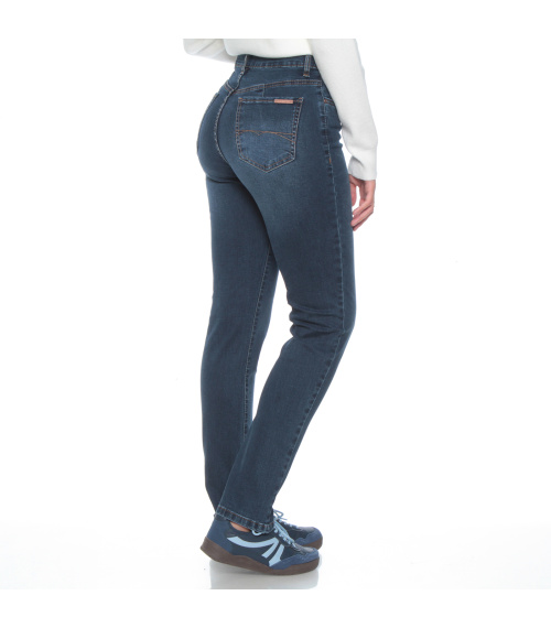 JEANS PITILLO TIRO ALTO PRETINA BASICA 1 BOTON