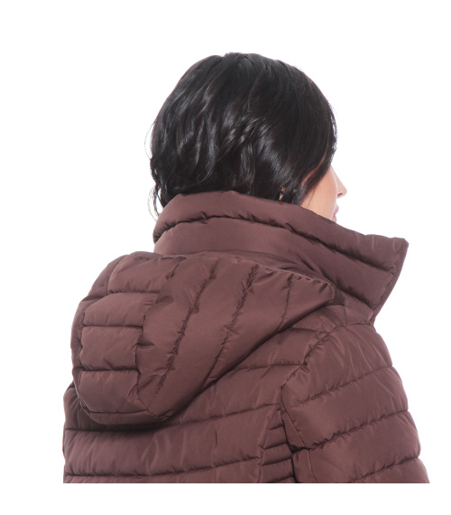PARKA MANGA LARGA CON CAPUCHA