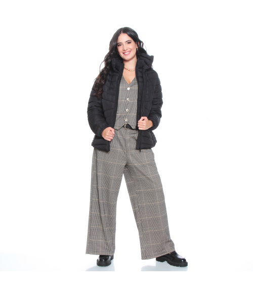PARKA MANGA LARGA CON CAPUCHA