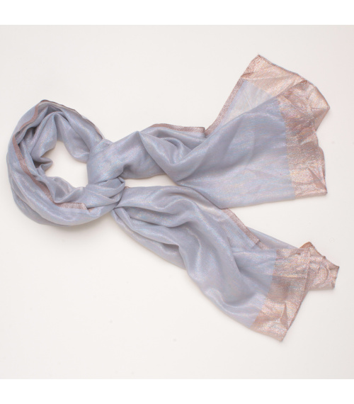 PANUELO SOLIDO CON LUREX